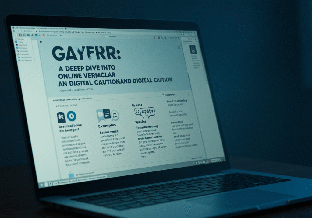 Gayfirir: A Deep Dive into Online Vernacular and Digital Caution