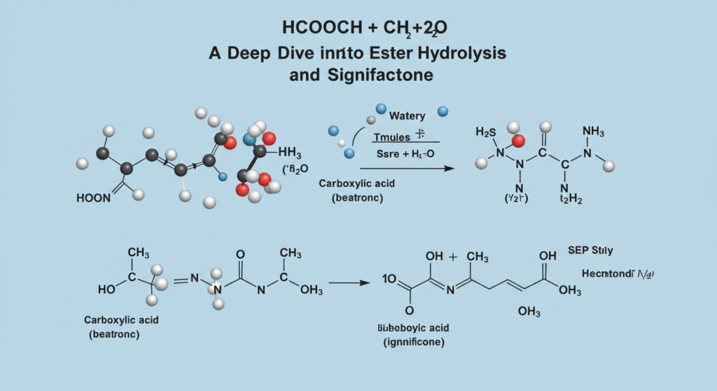 HCOOCH + CH2 + H2O: A Deep Dive into Ester Hydrolysis and Its Significance