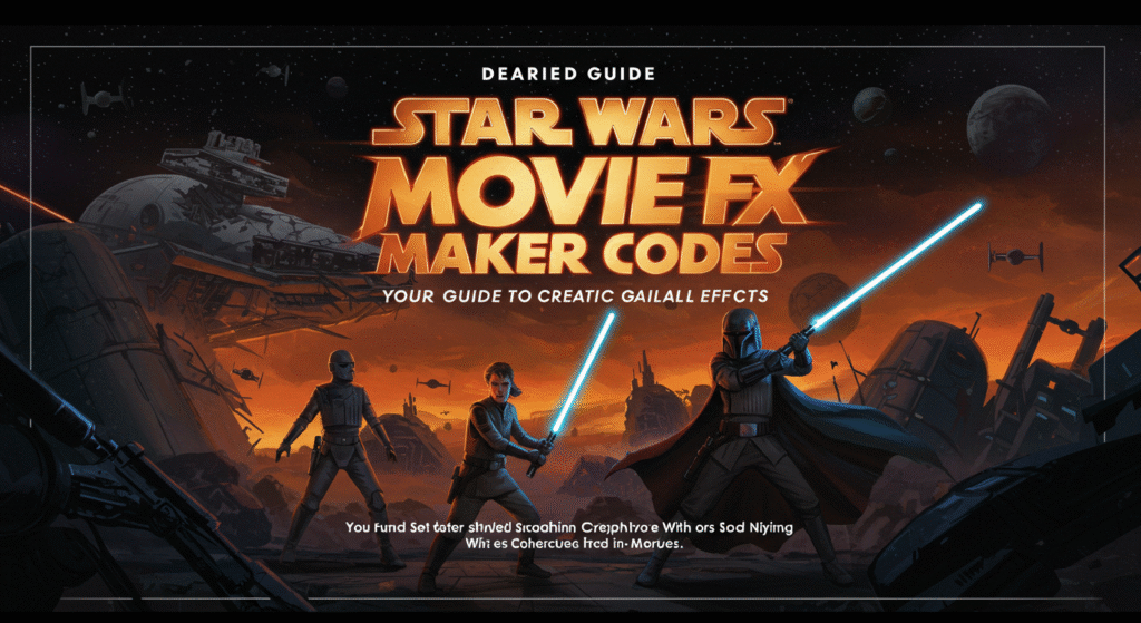 Star Wars Movie FX Maker Codes: Your Guide to Creating Galactic Visual Effects