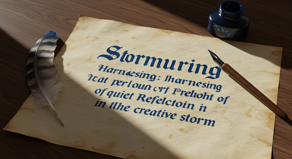 Stormuring: Harnessing the Power of Quiet Reflection in the Creative Storm