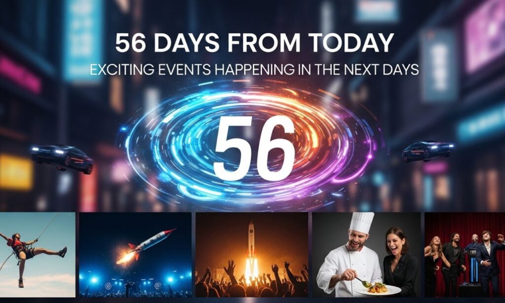 56 days from today: Exciting Events Happening in the Next Days