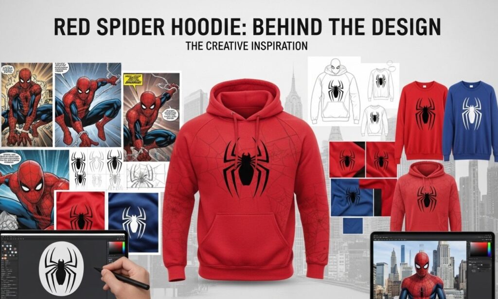 Red spider hoodie: Behind the Design The Creative Inspiration