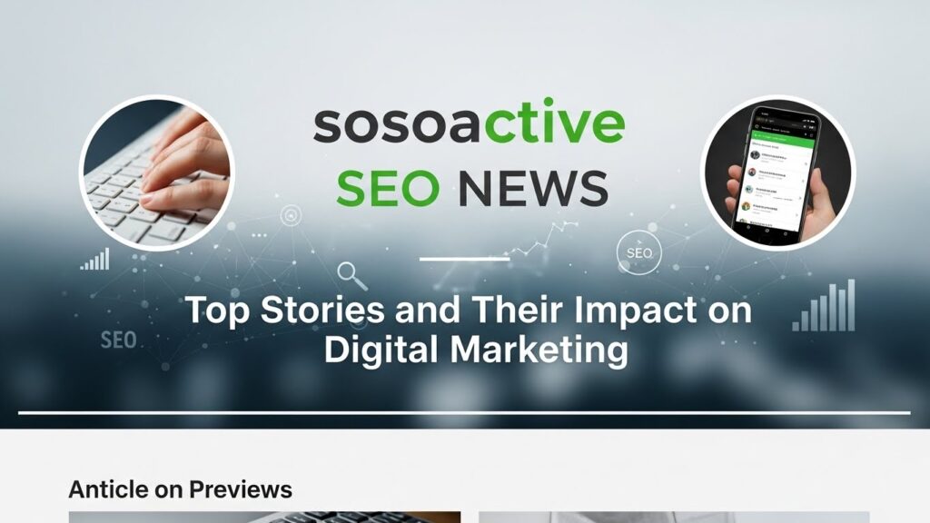 Sosoactive SEO News: Top Stories and Their Impact on Digital Marketing