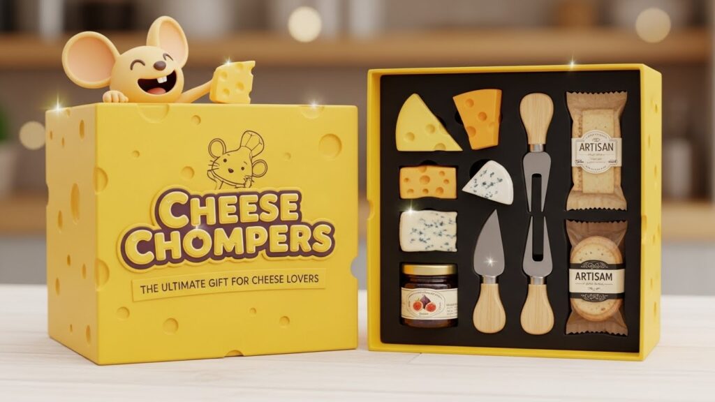 Cheese Chompers 3D: The Ultimate Gift for Cheese Lovers