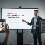 Lesson 1 Live: What You Missed and Why It Matters